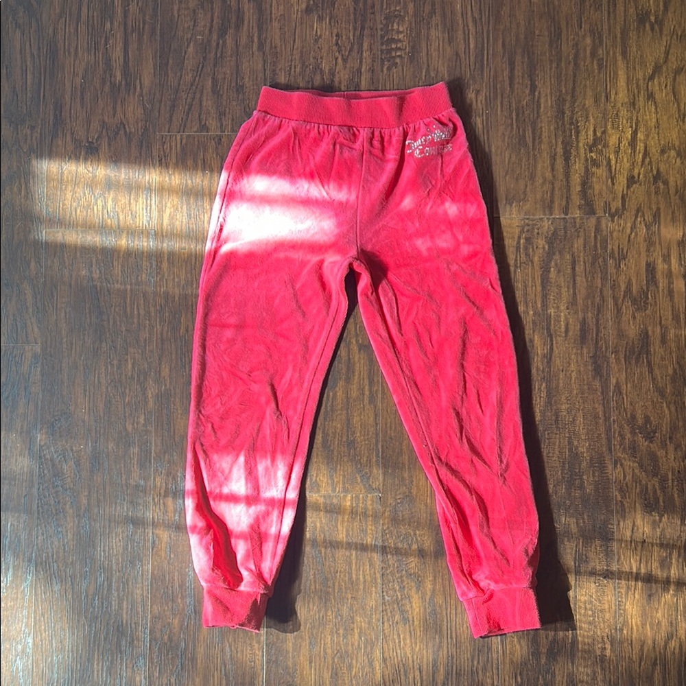 Kids Red Jogger Pants